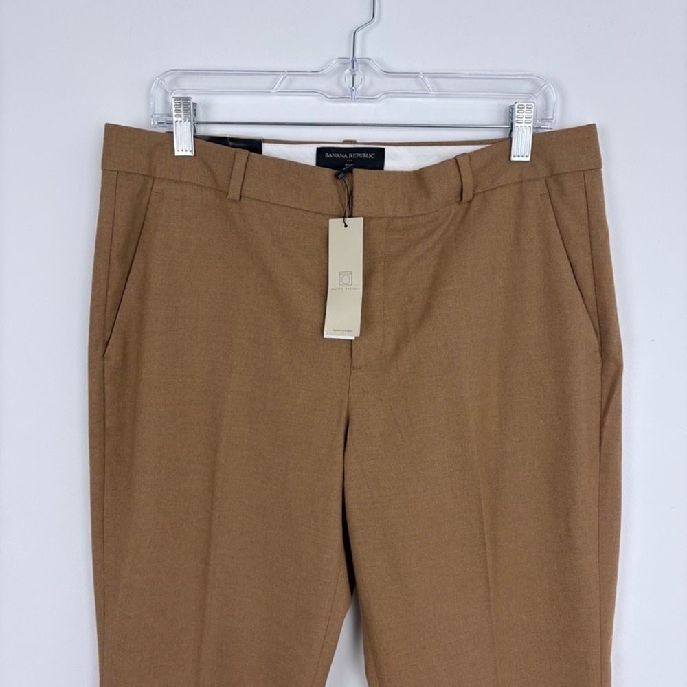 Banana Republic Factory Ryan Mid Rise Straight Leg Trouser Career Basic Size 10 - Picture 2 of 9